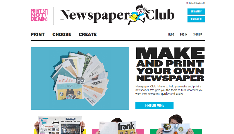 Portada Newspaper Club