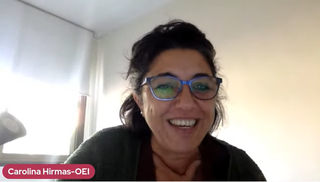 Carolina Hirmas, Coordinadora del área de Formación en Derechos Humanos, Ciudadanía y Convivencia Escolar de la OEI