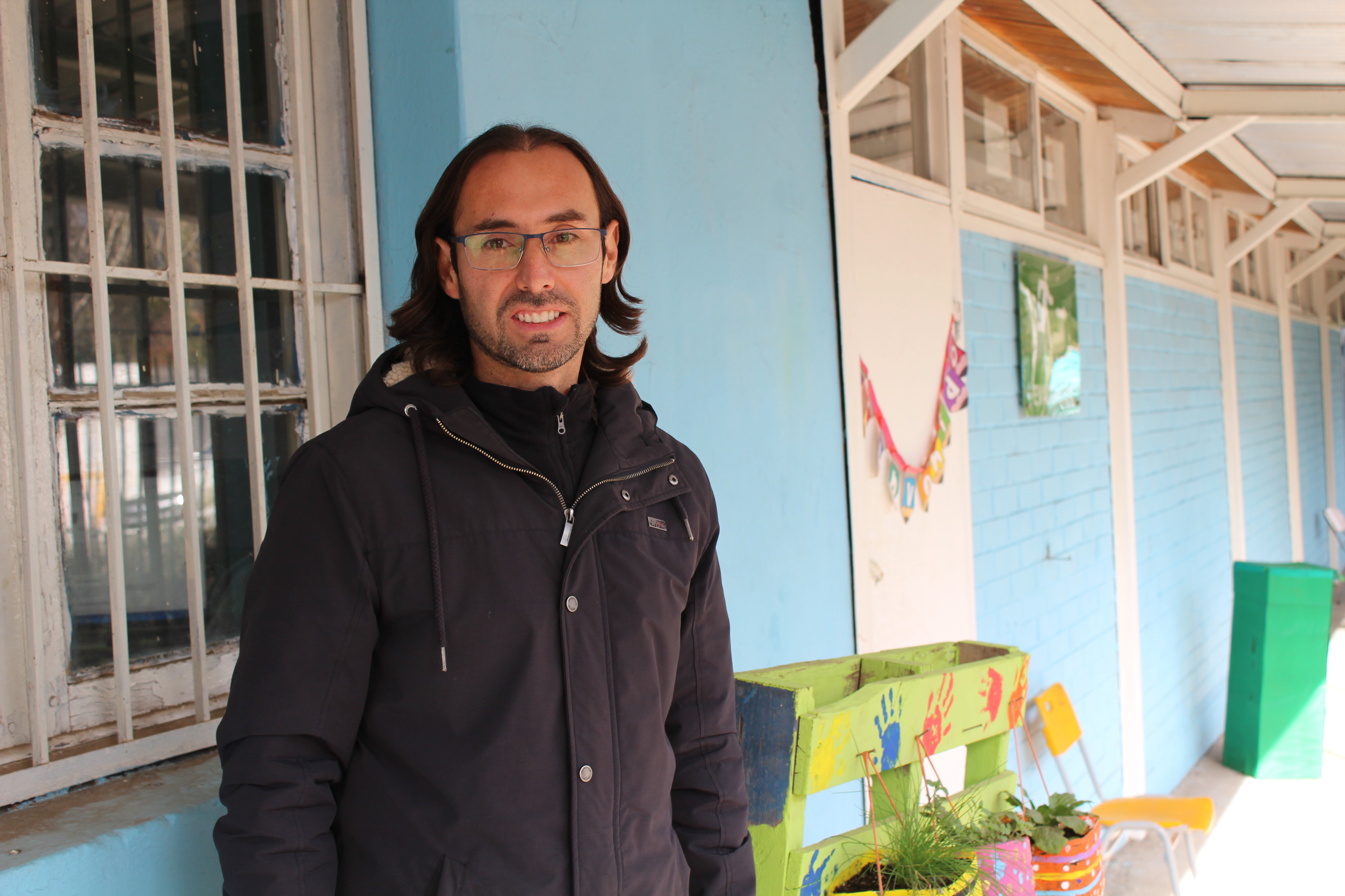 Erick Caballeri, director del Liceo Ciudad de Brasilia