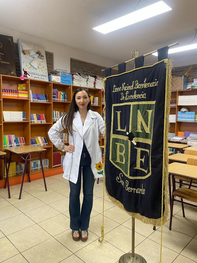 Daniela Elgueta, psicóloga del Liceo Nacional Bicentenario de Excelencia