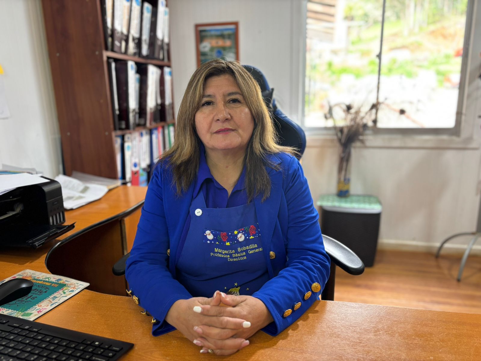 Margarita Bobadilla, directora de la Escuela Bajo Pocoyan
