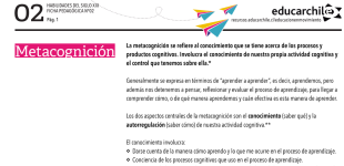 Imagen del documento Metacognición