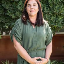 Katherina Veliz, directora del Colegio Santo Tomás de La Pintana