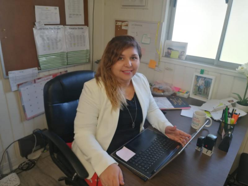 Katherine Poblete, Directora del Ciclo de Educación Inicial del Colegio Jorge Huneeus Zegers