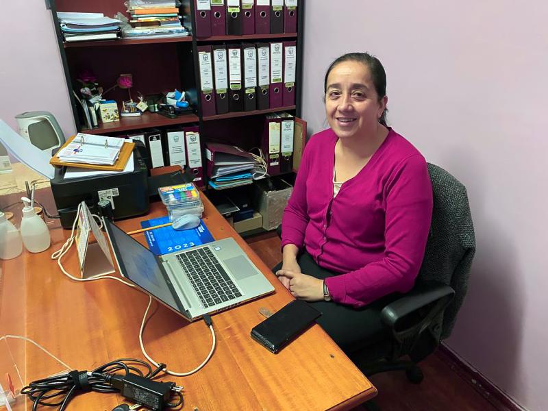 Carmen Iturriaga, directora de la Escuela Municipal Mónica Gebert Meier de Victoria
