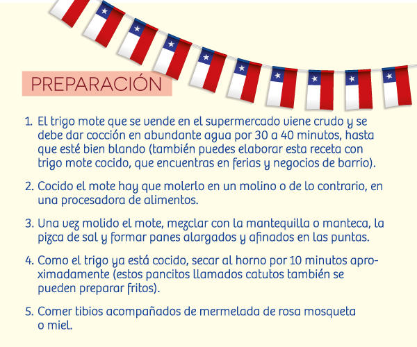 Preparación catutos