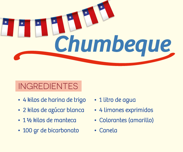 Ingredientes chumbeque