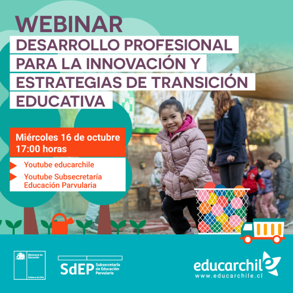 Webinar Desarrollo Profesional para la innovació y estrategias de transición educativa